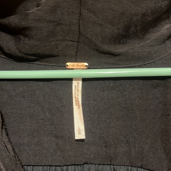 NWT Free People Meet Me There‎ Buttondown In Black Size L - Picture 10 of 13